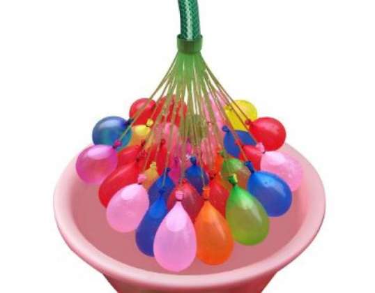 Набор водяных шаров из 111 предметов - Разноцветные водные бомберы с быстрозаполняемой крышкой