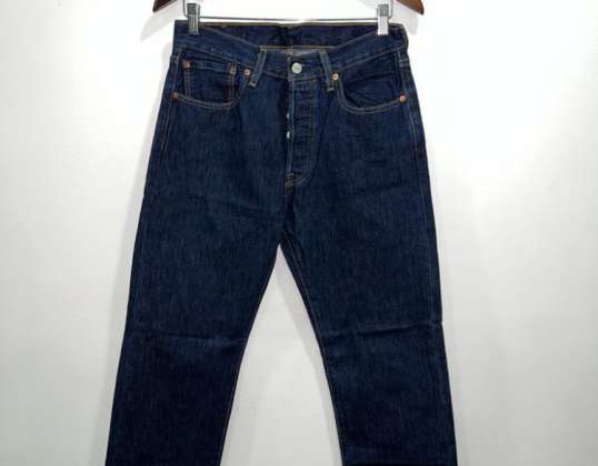 Kunden returnerar Men’s Levi&#39;s blå jeans - lagerparti
