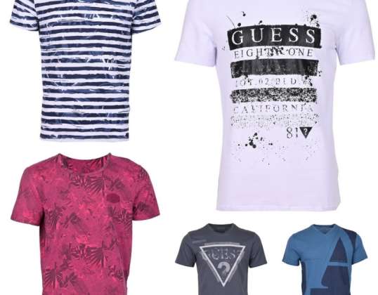GUESS miesten T-paidat - laaja valikoima malleja ja värejä