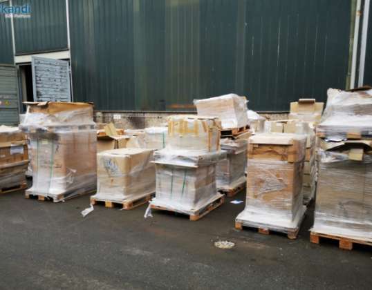 1 truck, A/B goods, tested mixed pallets, mobile phone, household, laptop,