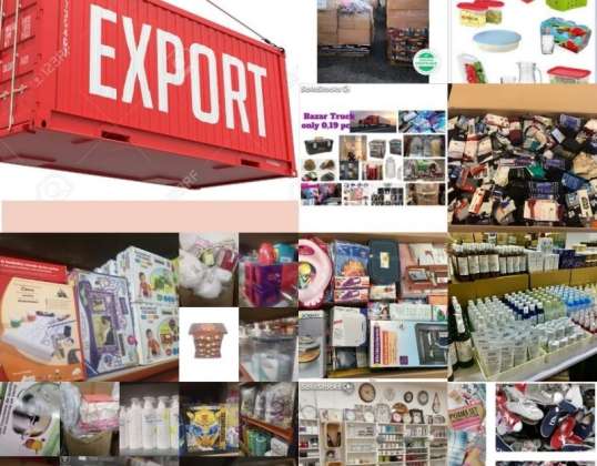 Stock Bazaar Export lot assorti. Grossiste - Exportateur. Vente en ligne