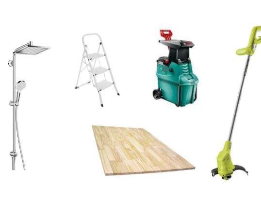 Lot de Bricolage et meubles de jardin - Retour client fonctionnalité - 272 unités