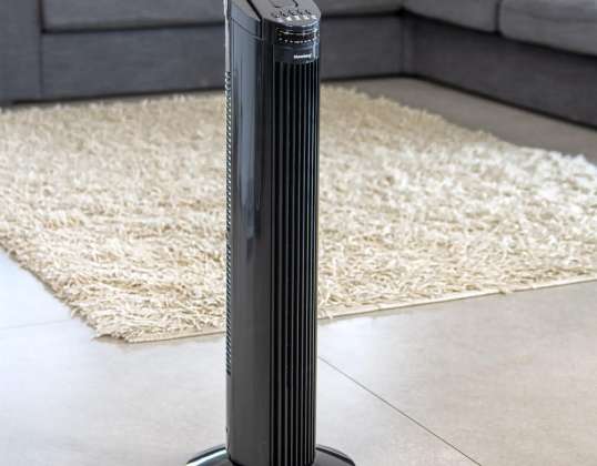 Tower fan, black, 73cm, Klausberg - KB-7470