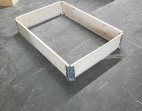 Pallet collars, pallet frames, collars, stacking frames