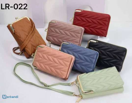 [ LR022 ] LADY WALLET WITH MOBILE CASE WITH ADJUSTABLE LONG HANDLE