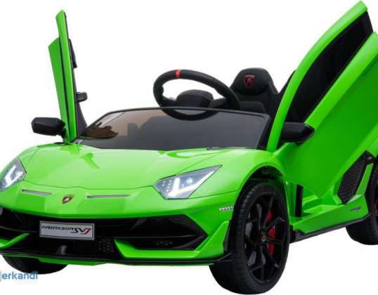 Lamborghini Aventador Barn | Cykla på | Grön | Elektrisk barnbil