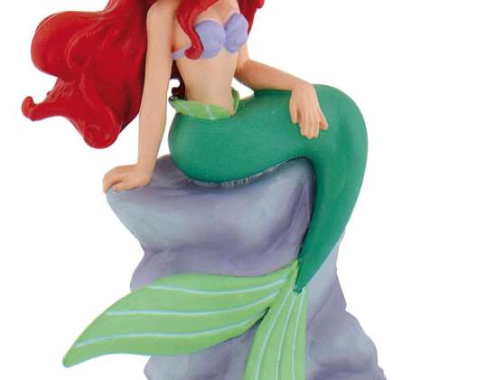Bullyland 12310 - Disney Ariel uz klints - 8,5cm