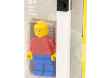 Lápis de gel LEGO® com figura lego - cor preta