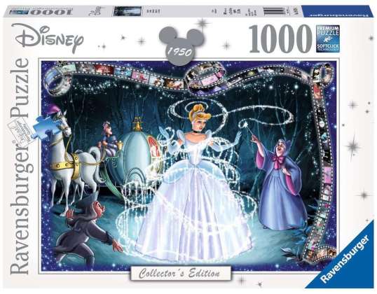 Ravensburger 19678 - Disney Cinderela Puzzle 1000 peças