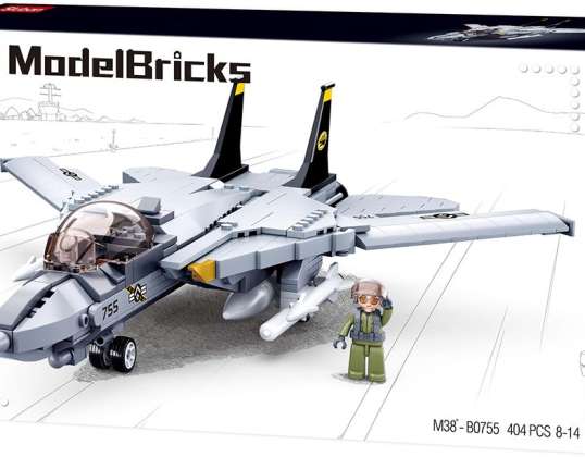 Sluban M38-B0755 - Bouw speelgoed - Modern Jet Fighter