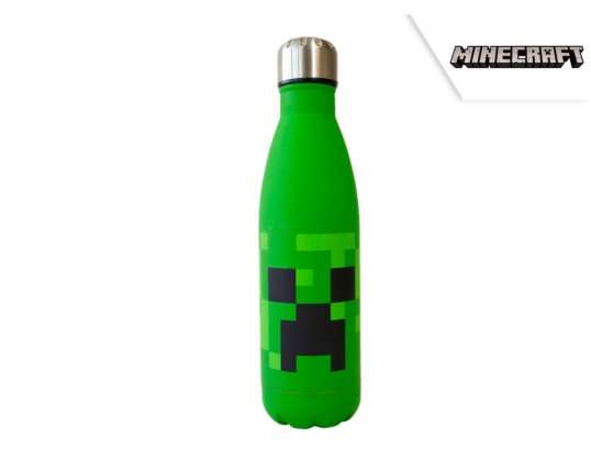 Minecraft - Μπουκάλι νερού Πρόσωπο creeper 500 ml / Μαλακό άγγιγμα μπουκαλιών