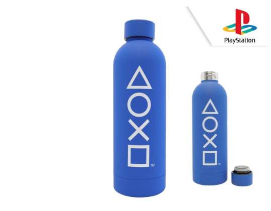 PlayStation - Doppelwandige Edelstahlflasche / Botella de acero inoxidable de doble pared