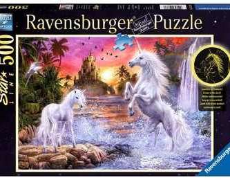 Unicorns on the River - Puzzle - 500 pieces
