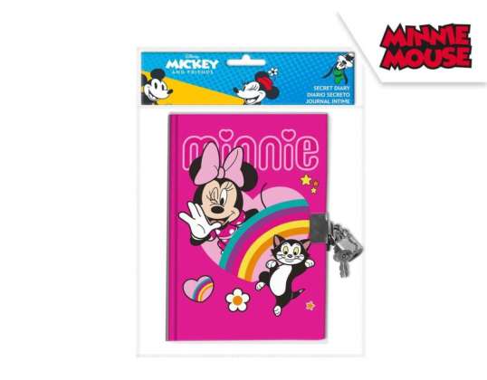 Disney Minnie Mouse - Dienasgrāmata ar slēdzeni