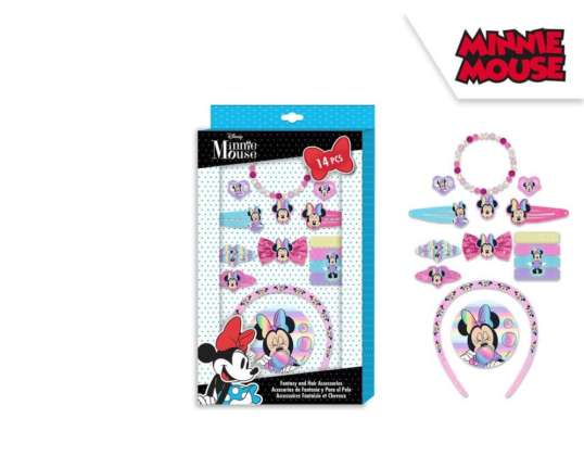 Disney Minnie Mouse - juukseaksessuaarid 14-osaline
