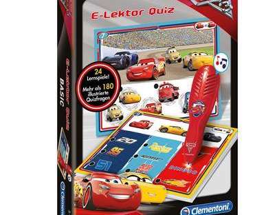 Clementoni 59026 - E-Lektor Kvíz - Disney auta 3
