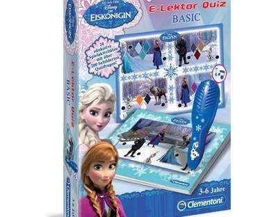 Clementoni 69369 - Kvíz o elektronických lektoroch - Disney Frozen / Die Eiskönigin