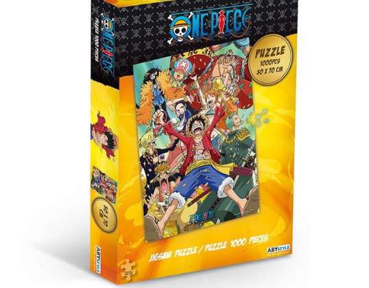 ONE PIECE - 1000 elementów puzzle "Słomkowy kapelusz" 
