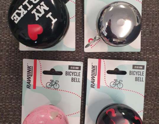 Kvalitné zvončeky na bicykel - k dispozícii sú rôzne veľkosti