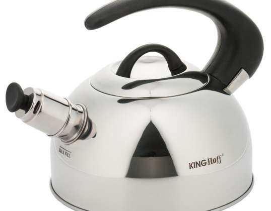 1.8L Stainless Steel WHISTLING KETTLE - KH-3250 for All Cooking Sources with Induction Design