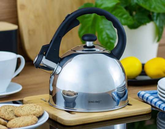 Premium Stainless Steel Whistling Kettle 2.0L KH-3324 for All Cooking Sources