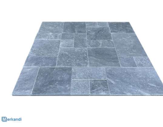 Bluestone Tumbled Marble Set with French Patterns 3cm - Suitable for Indoor and Outdoor Use