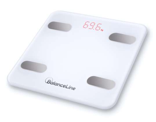 Smart bathroom scales incl. Bluetooth 4.0 with matching app BalanceLine