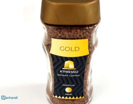 Instantní zlatá prémiová káva