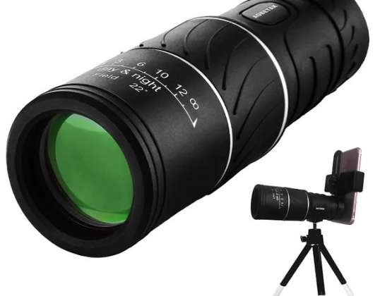 MONOCULAR TELESCOPE WITH A STAND 16×52 SKU:319-E (stock in PL)