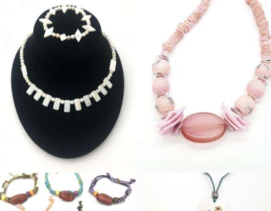 Export Costume Jewelry Assortment - Necklaces, Earrings, Rings, Bracelets, Pendants & More