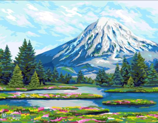 Pictură după numere - Wizardi - Kamchatka Land 40*50 A133