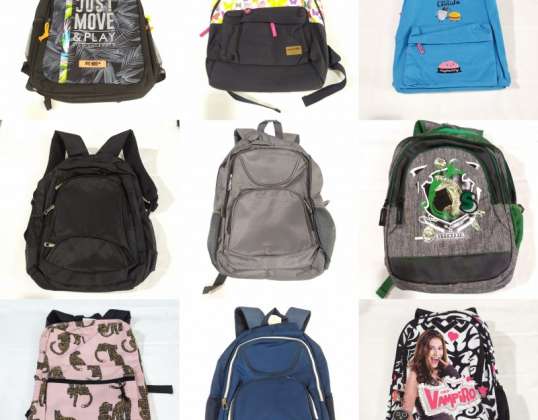 Mestské batohy pre tínedžerov - veľkoobchod. Rôzne vzory.