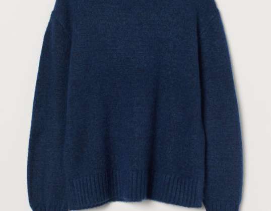 Niebieskie swetry H&M dla kobiet