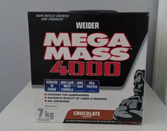 Weider Mega Mass 4000 Weight Gainer 7 Kg Chocolate
