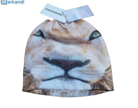 Children's Winter Beanie with Tiger Pattern by C&A