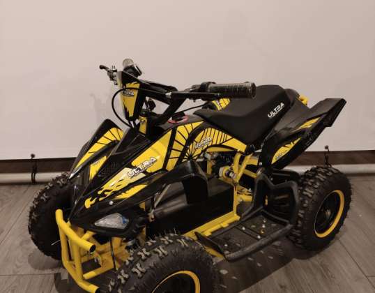 Электронный квадроцикл для детей | АТХ-800 | Гепард желтый | Теперь в наличии на нашем складе в Голландии!