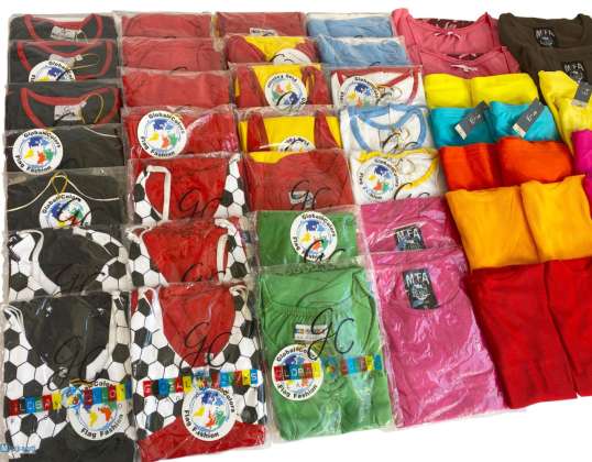 Women's clothing mix plain and with country motifs, for resellers, A-stock