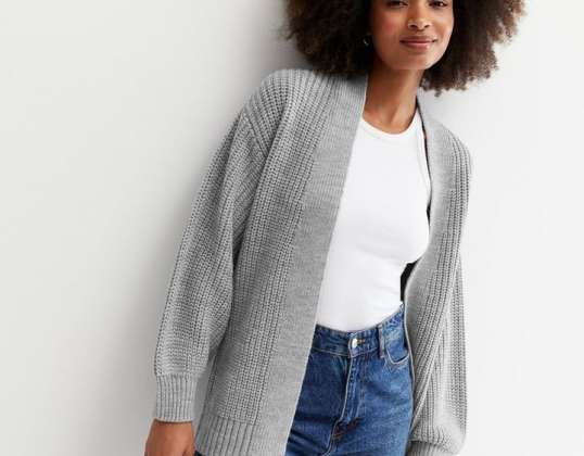 Dame Crop Cardigan Forskjellig farge 100% Akryl Liten til XL