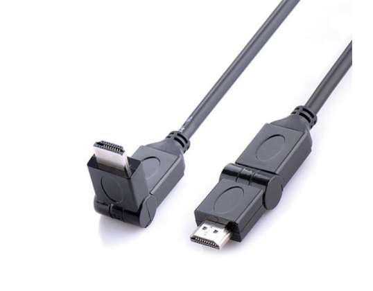 Reekin HDMI Kabel   3 0 Meter   FULL HD 270 Grad  High Speed w. Ethernet