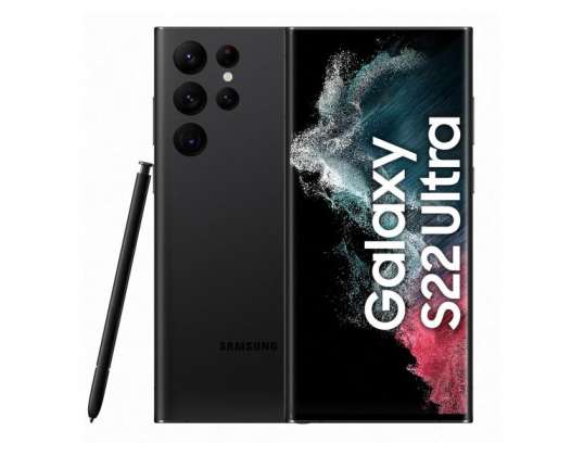 Samsung Galaxy S22 Ultra - Mobiele telefoon - 256 GB - Zwart SM-S908BZKGEUB