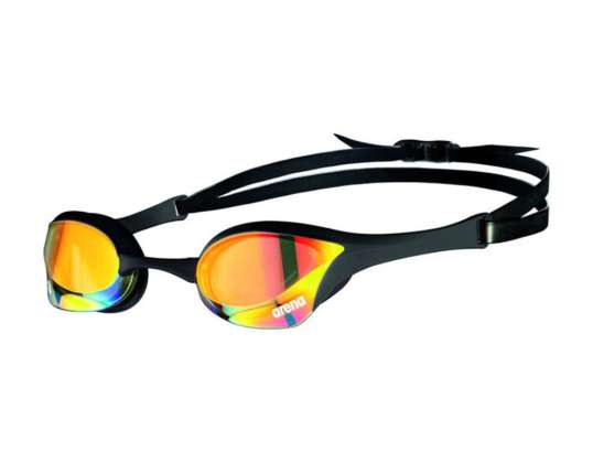 Arena swimming goggles for swimming pool COBRA ULTRA SWIPE MIRROR YELLOW COPPER-BLACK 002507/350