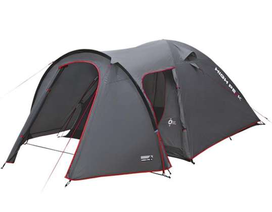 High Peak Kira 4 tent graphite red 10217 10217