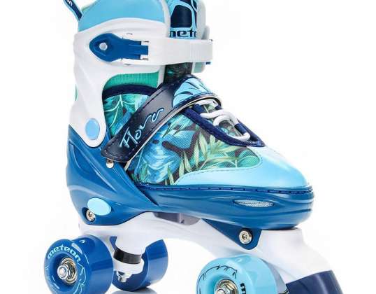 Meteor Flora blue-white-green roller skates 24377 24377