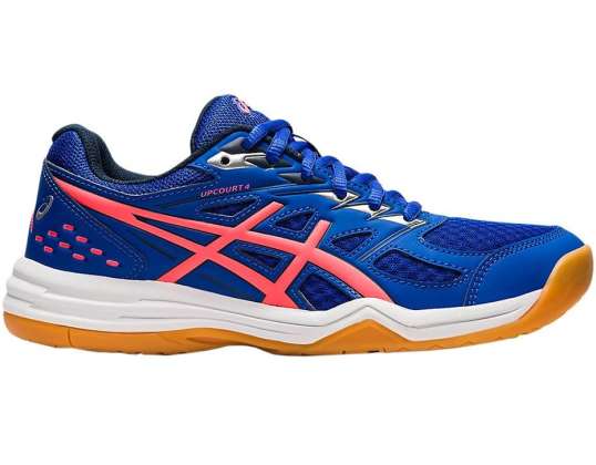 Женские волейбольные кроссовки Asics Upcourt 4 сине-розовые 1072A055 412 1072A055 412