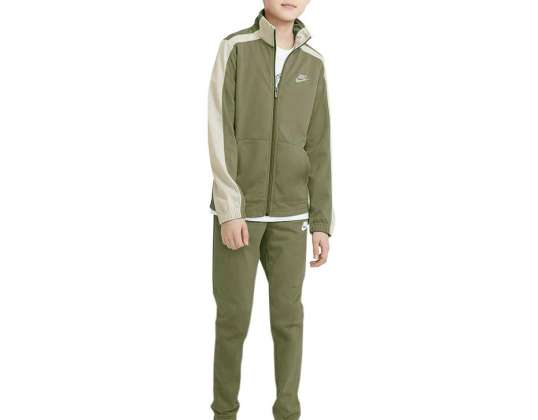 Nike Nsw Hbr Poly Tracksuit survêtement enfant vert DD0324 222 DD0324 222