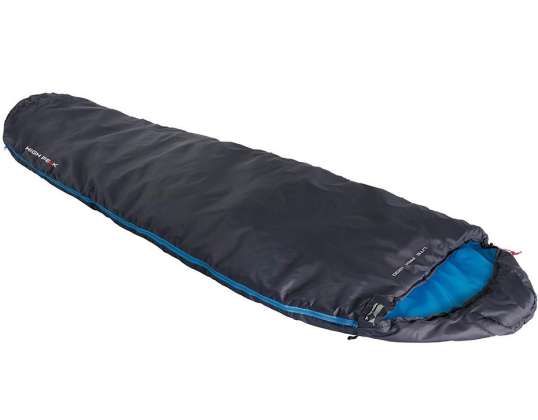 Schlafsack High Peak Easy Lite Pak 1200 225x80x50 dunkelgrau-blau links 23277 23277