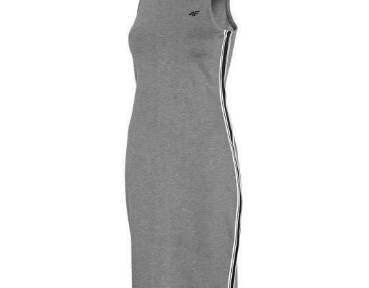 Damenkleid 4F Mittelgrau H4L21 SUDD012 24M H4L21 SUDD012 24M