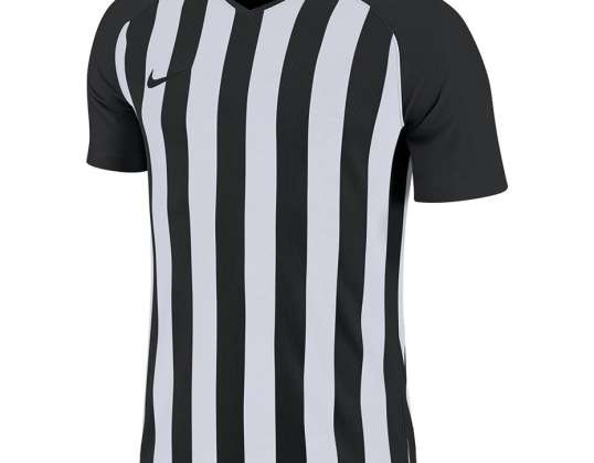 Nike Striped Division III JSY SS T-Shirt schwarz und weiß 894081 010 894081 010