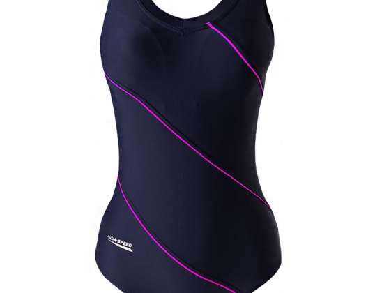 Kostium kąpielowy damski Aqua-Speed Sophie grafitowo-różowy 03 441 03 441