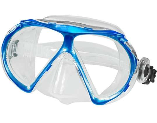 Aqua-Speed Dykking Mask Kuma II gjennomsiktig-blå kol 01 M0708